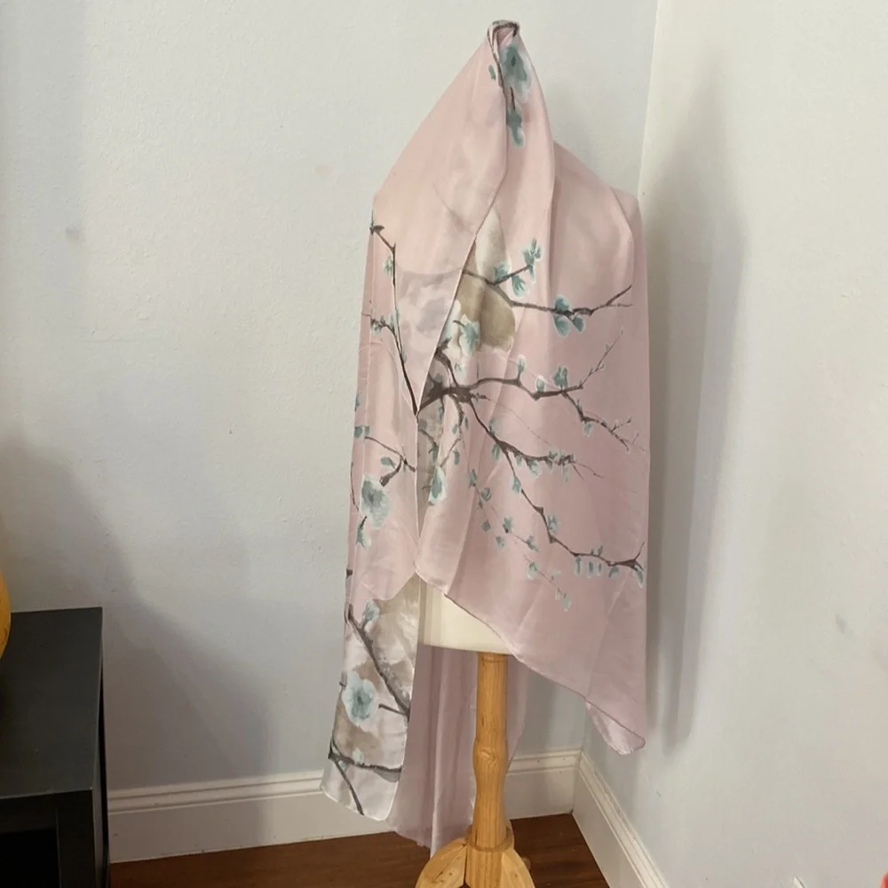 Scarf Fashion Silk Long‎ Lightweight Scarf  NWT